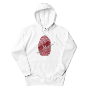 logo white hoodie